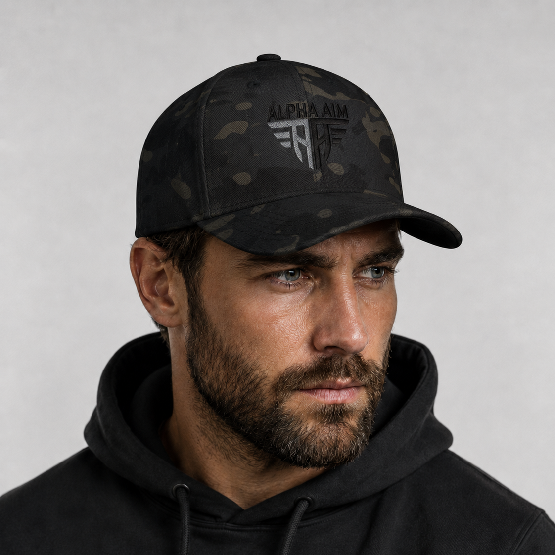 Alpha Aim „Black Camo Recon“ Cap - ALPHA AIM - Schießbücher