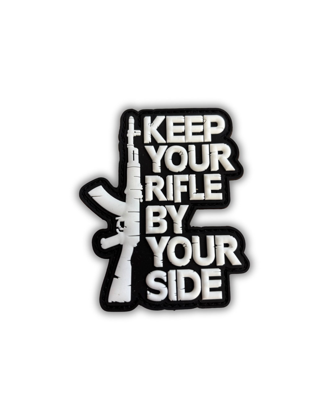 Rubberpatch "Keep your....." - ALPHA AIM - Schießbücher