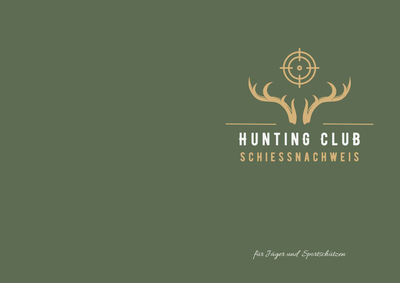 Hunting Club - ALPHA AIM - Schießbücher