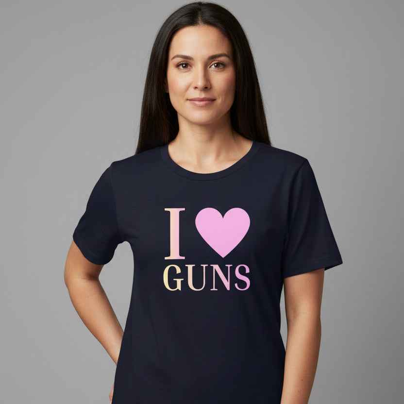 Alpha Aim „I love guns“ Shirt